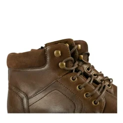 Bottines Montagne MARRON Homme Motif Uni Lacets