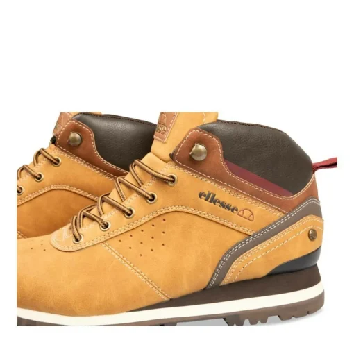 Bottines Montagne MARRON Homme Motif Uni Lacets