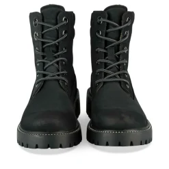 Bottines Montagne NOIR Femme Motif Clouté A Enfiler