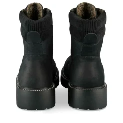 Bottines Montagne NOIR Femme Motif Clouté A Enfiler