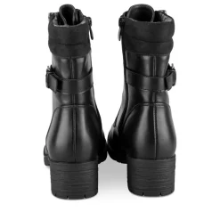Bottines Montagne NOIR Femme Motif Uni Lacets