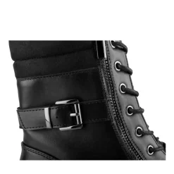 Bottines Montagne NOIR Femme Motif Uni Lacets