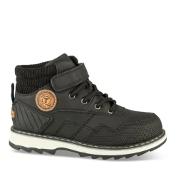 Bottines Montagne NOIR Garçon Motif Uni Lacets