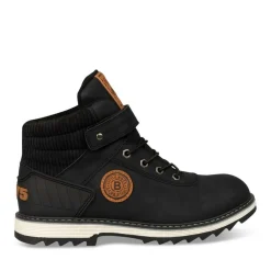 Bottines Montagne NOIR Garçon Motif Uni Scratch