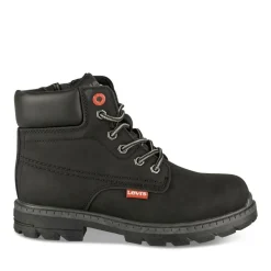 Bottines Montagne NOIR Garçon Motif Uni Lacets
