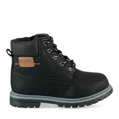 Bottines Montagne NOIR Garçon Motif Uni Lacets