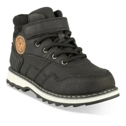 Bottines Montagne NOIR Garçon Motif Uni Lacets