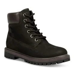 Bottines Montagne NOIR Garçon CUIR Motif Uni Lacets