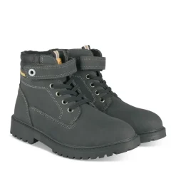 Bottines Montagne NOIR Garçon Motif Uni Scratch