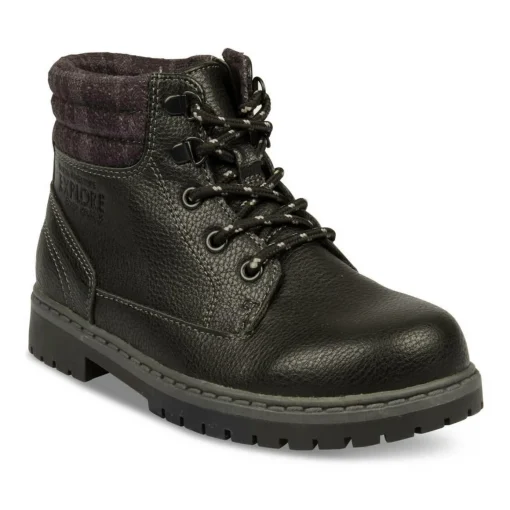 Bottines Montagne NOIR Garçon Lacets
