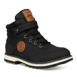 Bottines Montagne NOIR Garçon Motif Uni Scratch