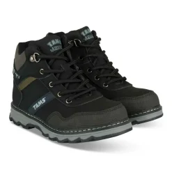 Bottines Montagne NOIR Garçon Motif Uni Lacets
