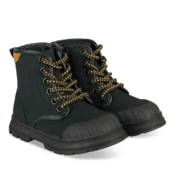 Bottines Montagne NOIR Garçon Motif Uni Lacets