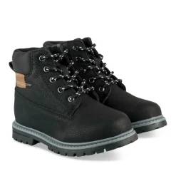 Bottines Montagne NOIR Garçon Motif Uni Lacets