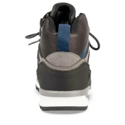 Bottines Montagne NOIR Garçon Motif Uni Lacets