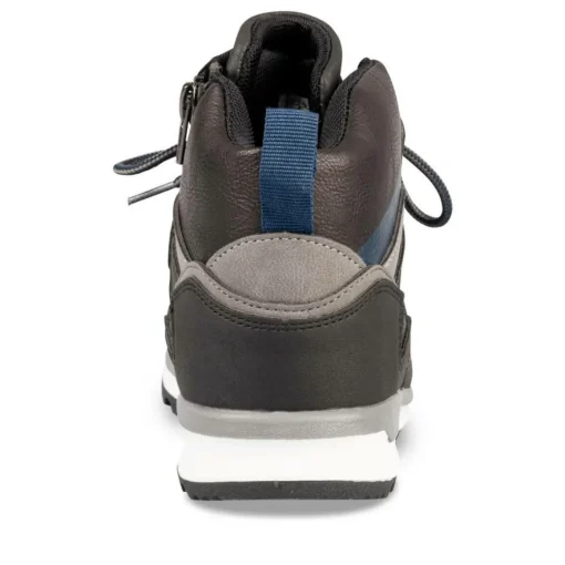 Bottines Montagne NOIR Garçon Motif Uni Lacets