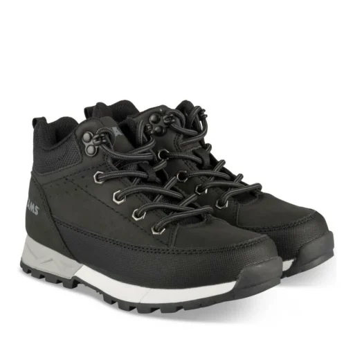 Bottines Montagne NOIR Garçon Motif Uni Lacets