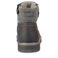Bottines Montagne NOIR Garçon Motif Uni Scratch