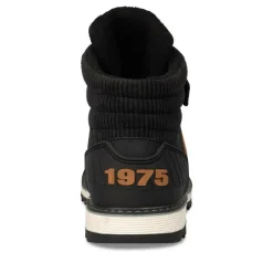 Bottines Montagne NOIR Garçon Motif Uni Scratch