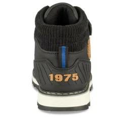 Bottines Montagne NOIR Garçon Motif Uni Lacets