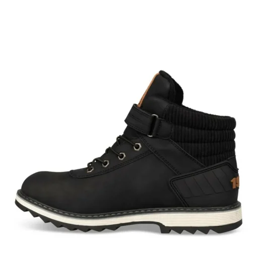 Bottines Montagne NOIR Garçon Motif Uni Scratch
