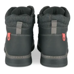 Bottines Montagne NOIR Garçon Motif Uni Lacets