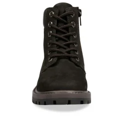 Bottines Montagne NOIR Garçon CUIR Motif Uni Lacets