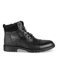 Bottines Montagne NOIR Homme Motif Uni Lacets