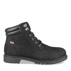 Bottines Montagne NOIR Homme CUIR Motif Uni Lacets
