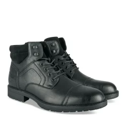 Bottines Montagne NOIR Homme Motif Uni Lacets
