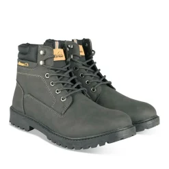 Bottines Montagne NOIR Homme Motif Uni Lacets