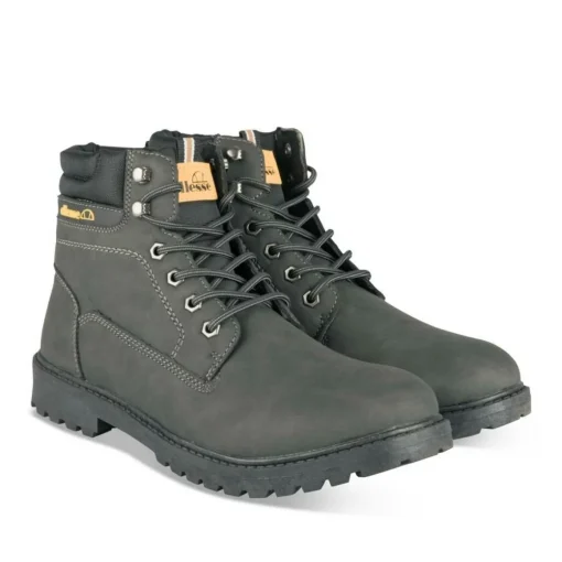 Bottines Montagne NOIR Homme Motif Uni Lacets