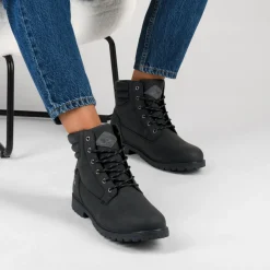 Bottines Montagne NOIR Homme Motif Uni Lacets