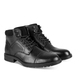 Bottines Montagne NOIR Homme Motif Uni Lacets