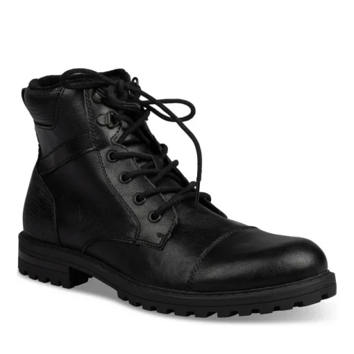 Bottines Montagne NOIR Homme Motif Uni Lacets