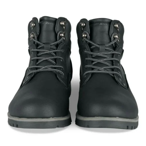 Bottines Montagne NOIR Homme Motif Uni Lacets