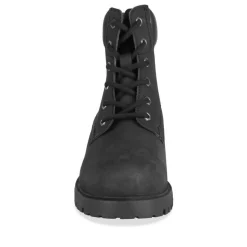 Bottines Montagne NOIR Homme CUIR Motif Uni Lacets