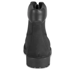 Bottines Montagne NOIR Homme CUIR Motif Uni Lacets