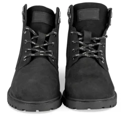 Bottines Montagne NOIR Homme CUIR Motif Uni Lacets