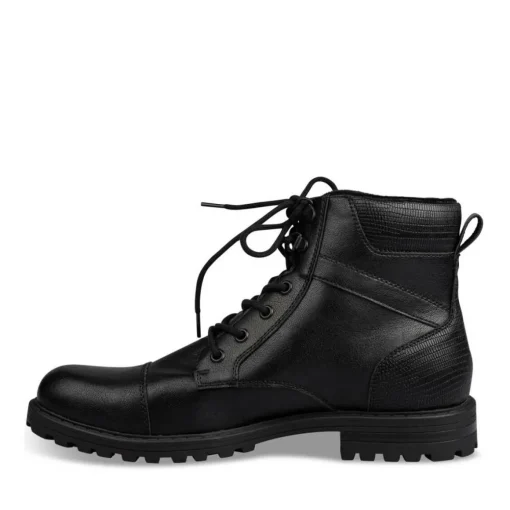 Bottines Montagne NOIR Homme Motif Uni Lacets