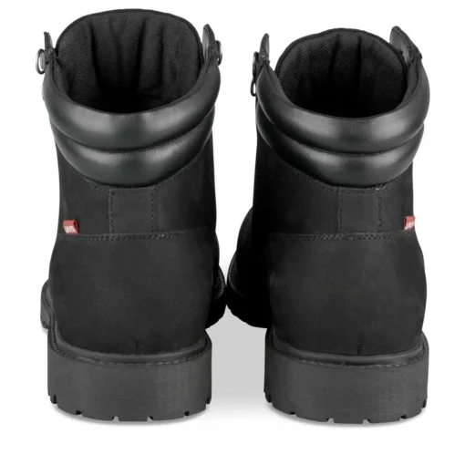 Bottines Montagne NOIR Homme CUIR Motif Uni Lacets