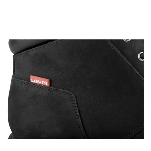 Bottines Montagne NOIR Homme CUIR Motif Uni Lacets
