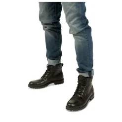 Bottines Montagne NOIR Homme Motif Uni Lacets