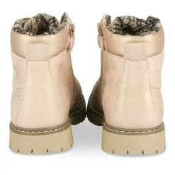 Bottines Montagne ROSE Fille Motif Iridescent Lacets