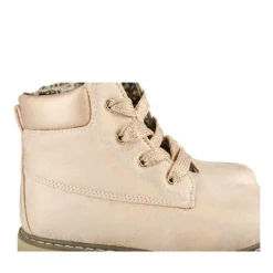 Bottines Montagne ROSE Fille Motif Iridescent Lacets