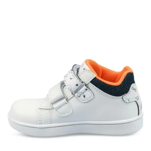 Bottines Montante BLANC Garçon Scratch