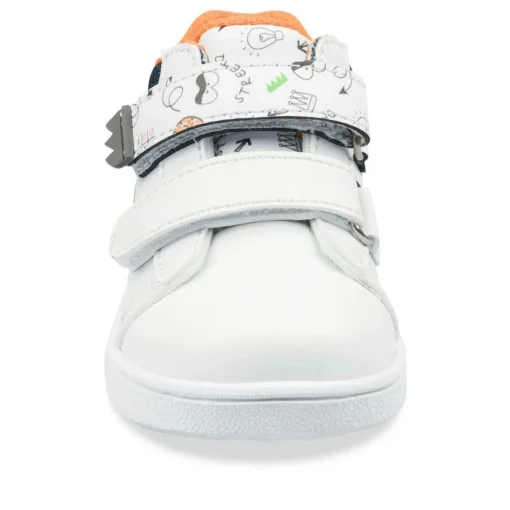 Bottines Montante BLANC Garçon Scratch