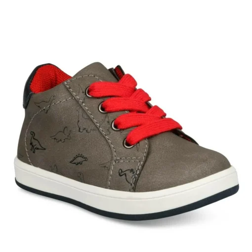 Bottines Montante GRIS Garçon Lacets