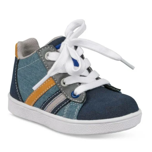 Bottines Montante JEANS Garçon Lacets