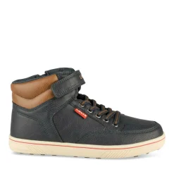 Bottines Montante MARINE Garçon Motif Uni Scratch